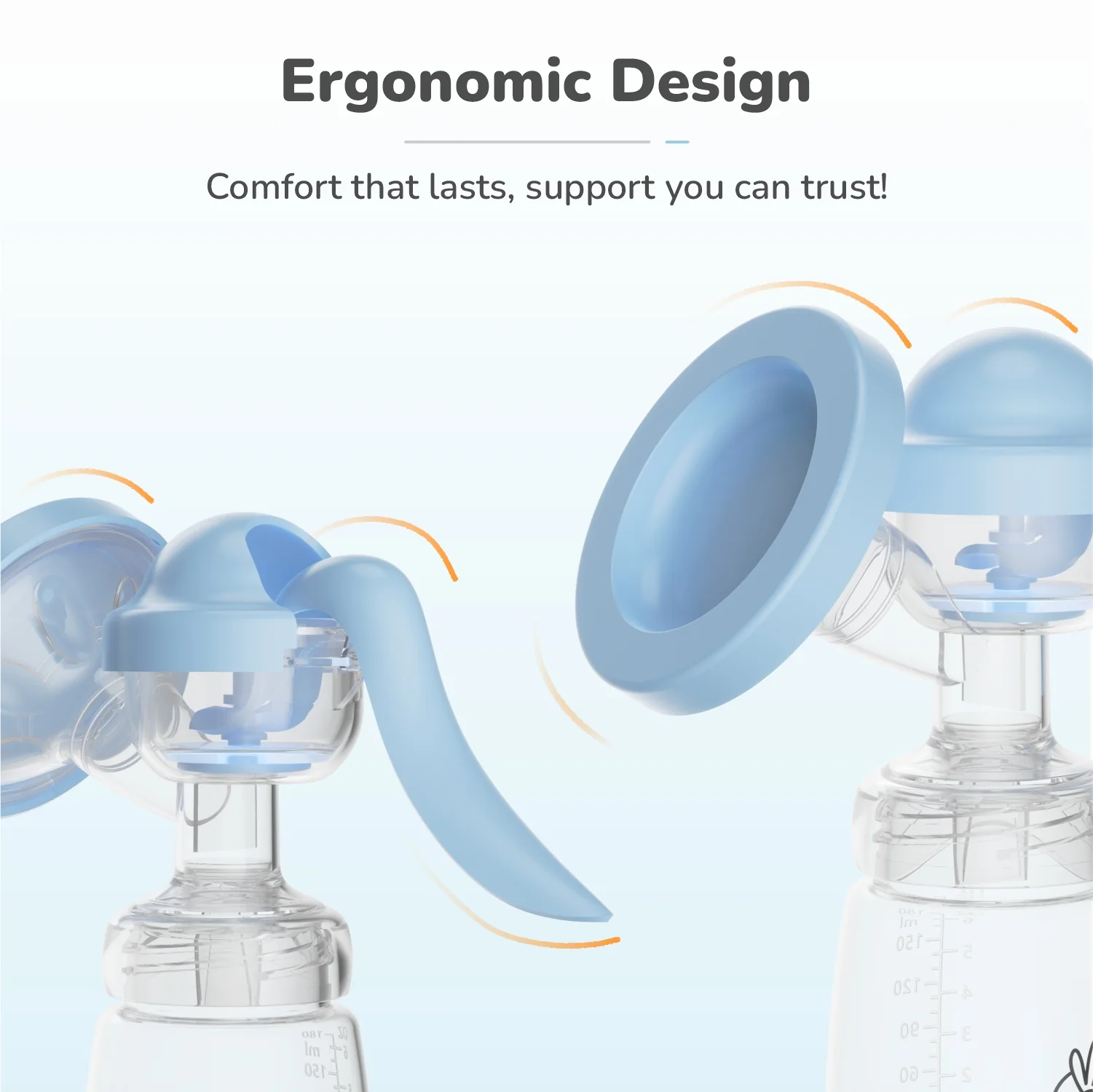 First Feed Cozy Manual Feeding Breast Pump With 2 Suction Level Adjustment - Image 40
