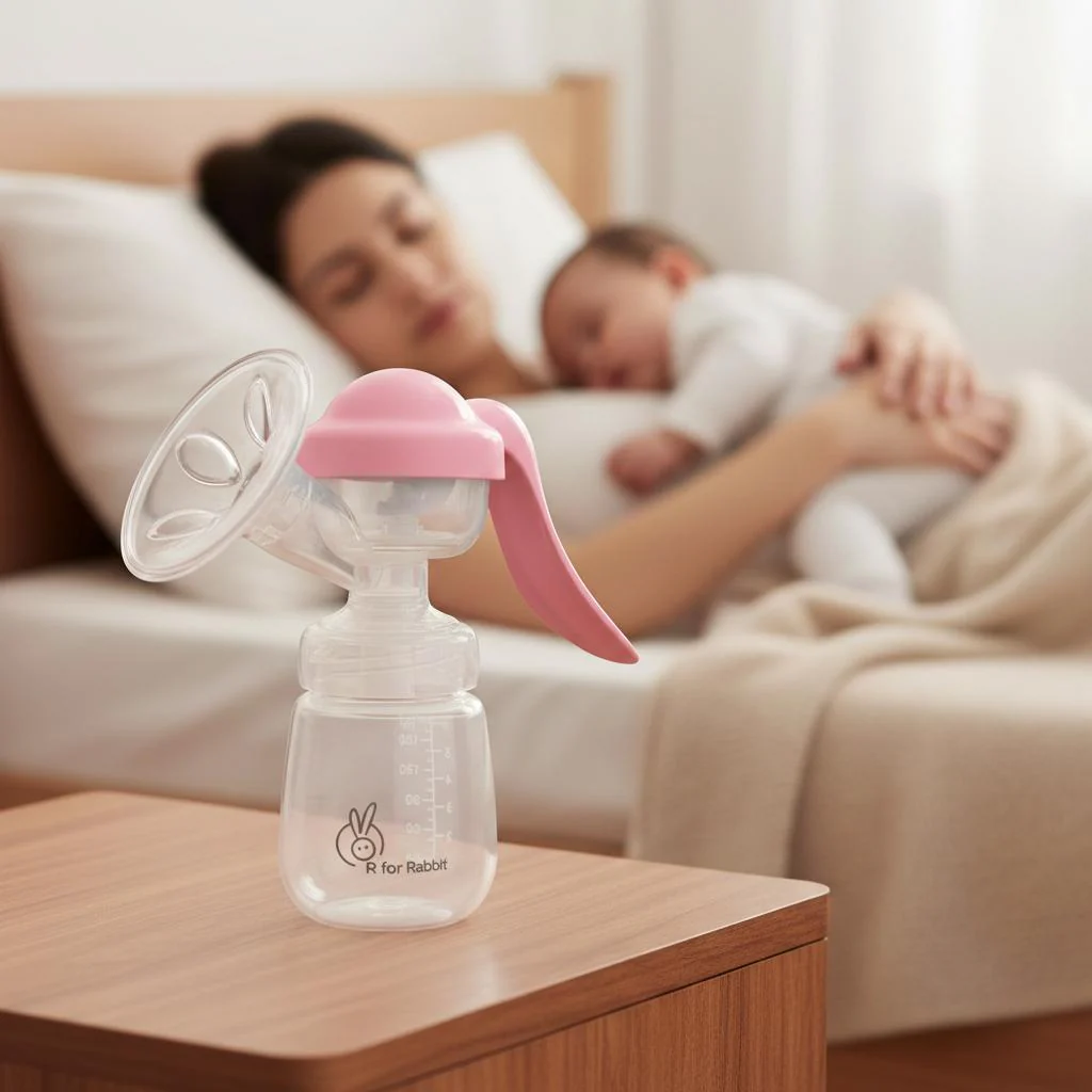 First Feed Cozy Manual Feeding Breast Pump With 2 Suction Level Adjustment - Image 44