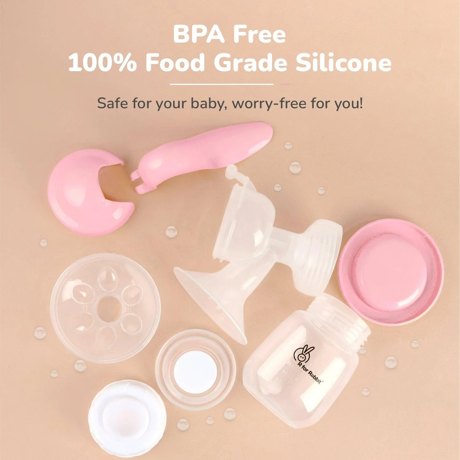 First Feed Cozy Manual Feeding Breast Pump With 2 Suction Level Adjustment - Image 45