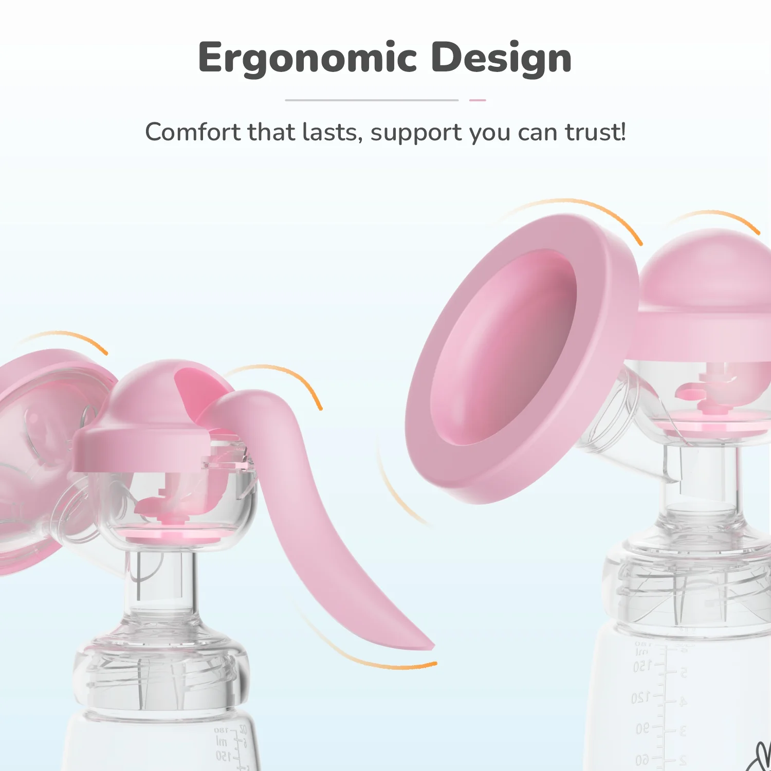 First Feed Cozy Manual Feeding Breast Pump With 2 Suction Level Adjustment - Image 48