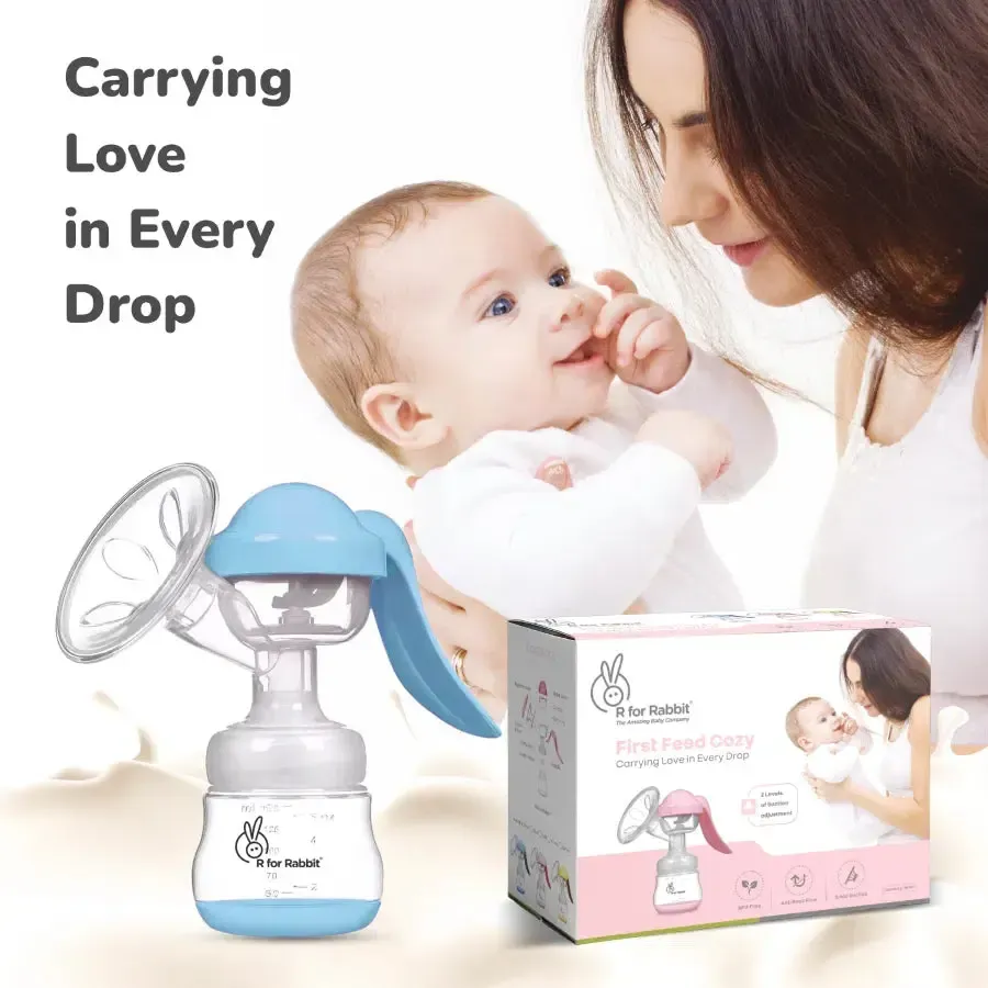 First Feed Cozy Manual Feeding Breast Pump With 2 Suction Level Adjustment - Image 5