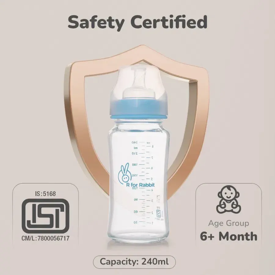 Glass Feeding Bottle 240 ml - Image 6