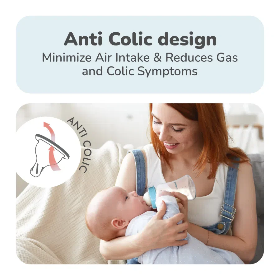 First Feed Soft Silicone Teat for Glass Bottles, PP Bottles, and SS Bottles Pack of 2 - Image 2