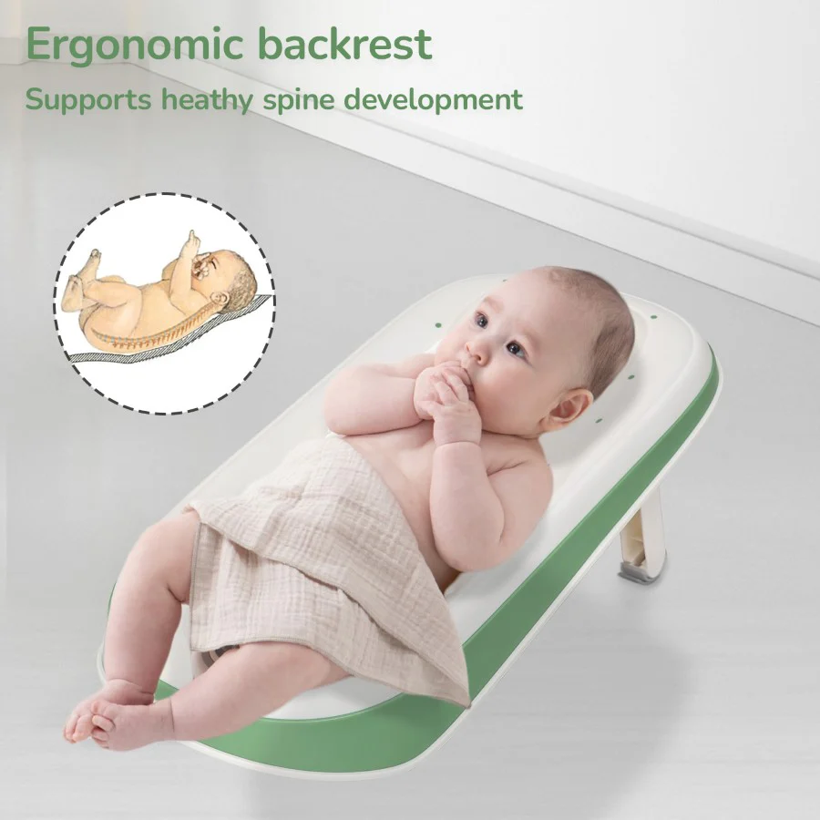 Fun Time Aqua Bath Tub For Kids With 3-Recline Positions - Image 4
