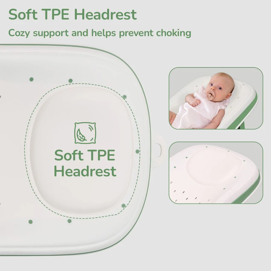 Fun Time Aqua Bath Tub For Kids With 3-Recline Positions - Image 8