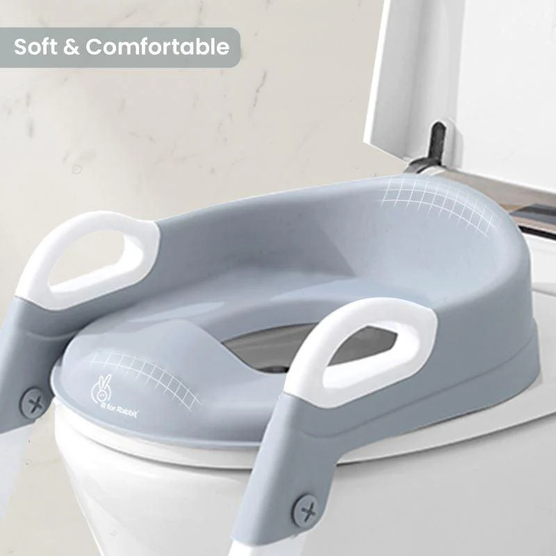 Hilltop Potty Step Stool - Grey White - Image 5