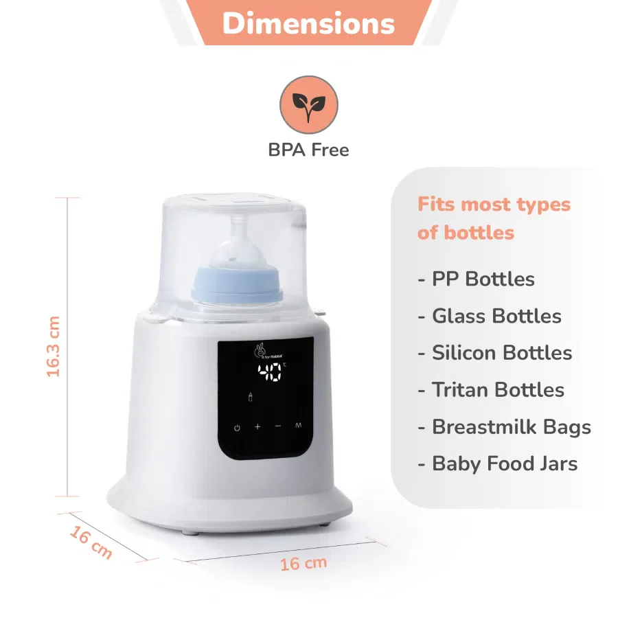 Hot Bot Smart Baby Bottle Warmer 3-in-1 Multifunctionality And LED Smart Touch Screen - Image 8