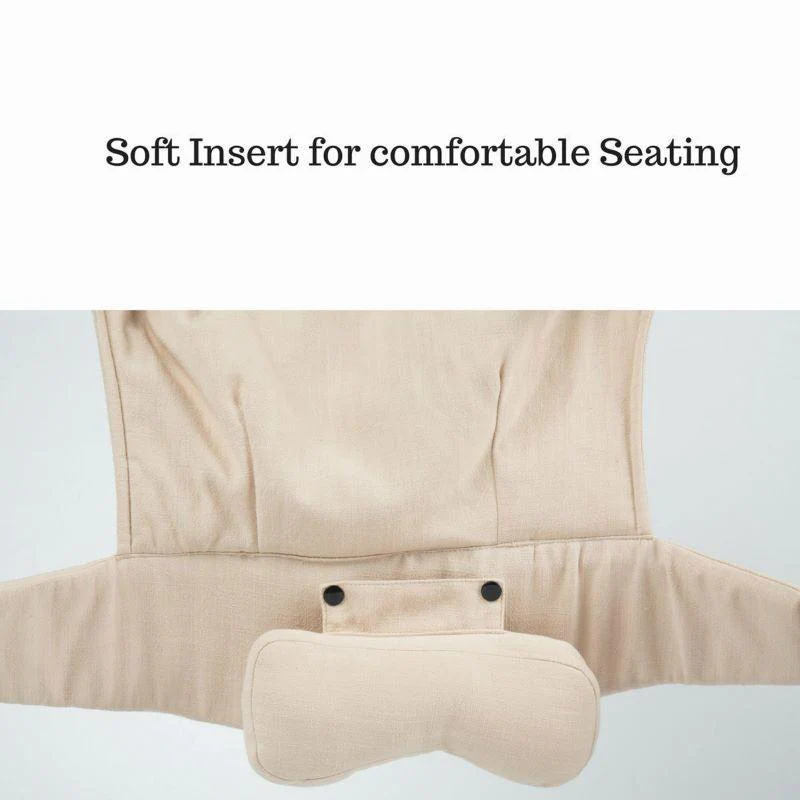 Hug Me Elite Baby Carrier Front & Back Carrier Position, Soft Linen Fabric, Wide Strap With Cap & Mobile Pocket - Image 9