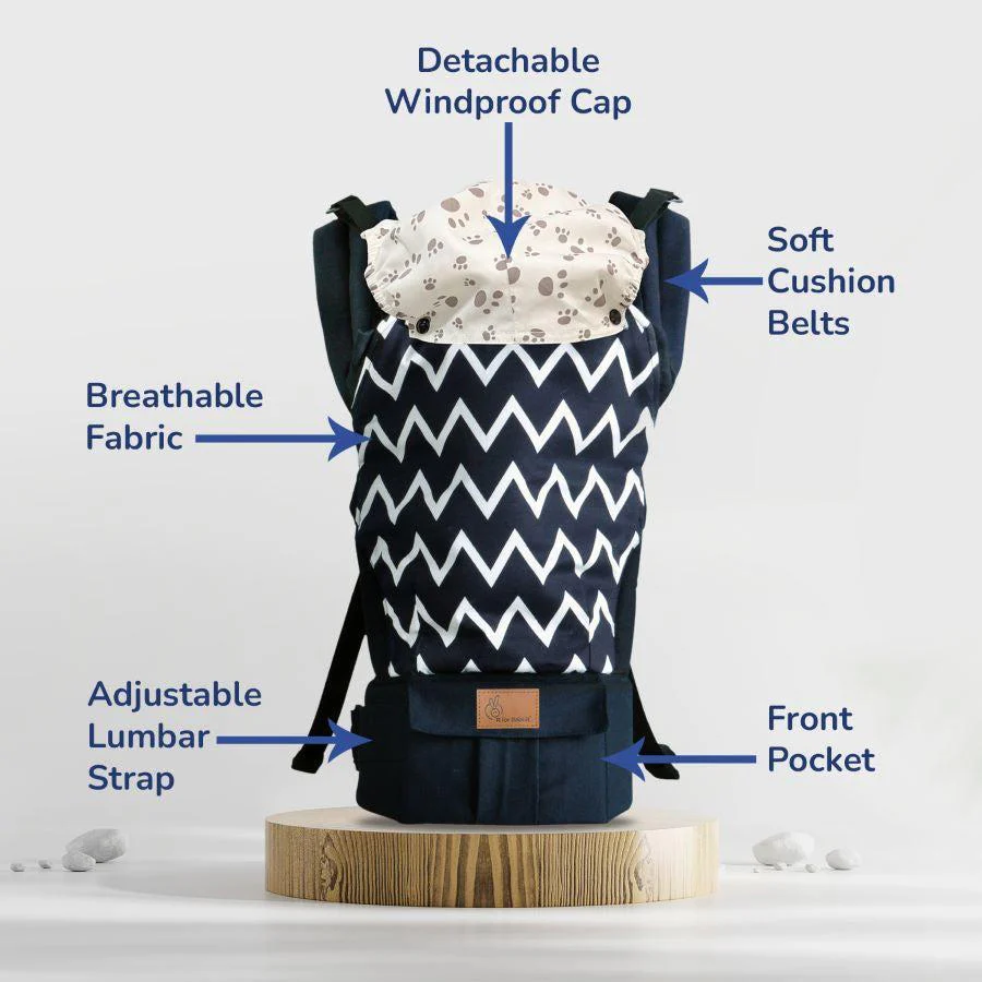 Hug Me Ergo 2-in-1 Baby Carrier with Ergonomic Support - Image 10