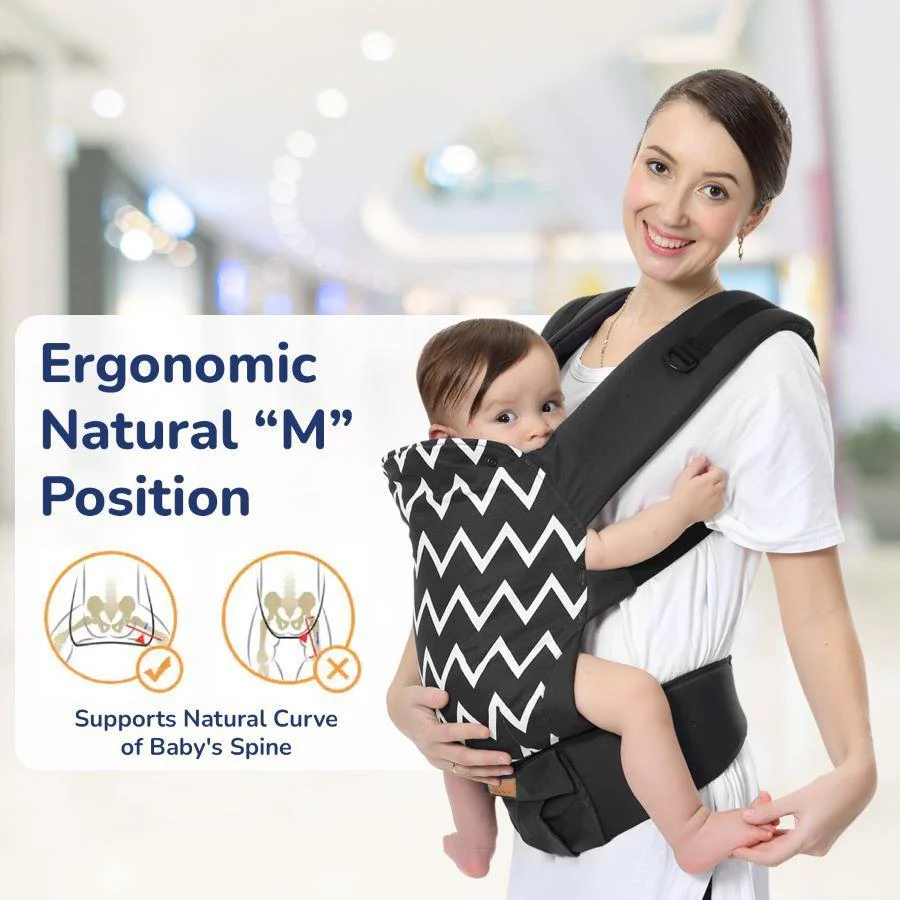 Hug Me Ergo 2-in-1 Baby Carrier with Ergonomic Support - Image 2