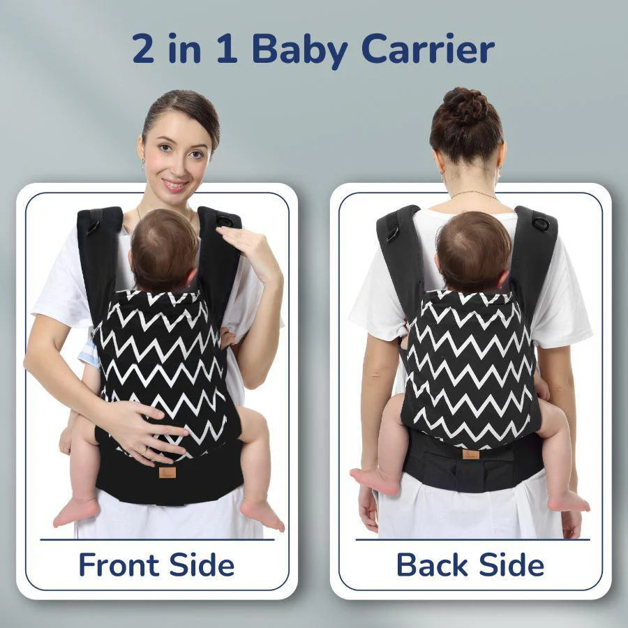 Hug Me Ergo 2-in-1 Baby Carrier with Ergonomic Support - Image 3