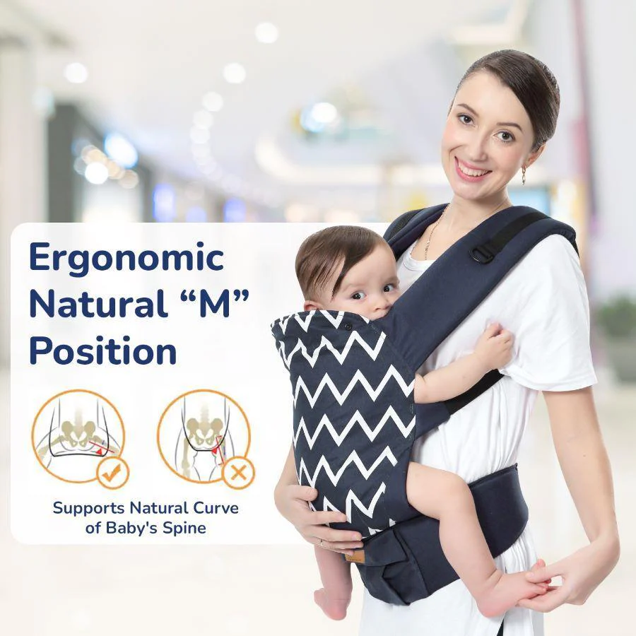 Hug Me Ergo 2-in-1 Baby Carrier with Ergonomic Support - Image 8