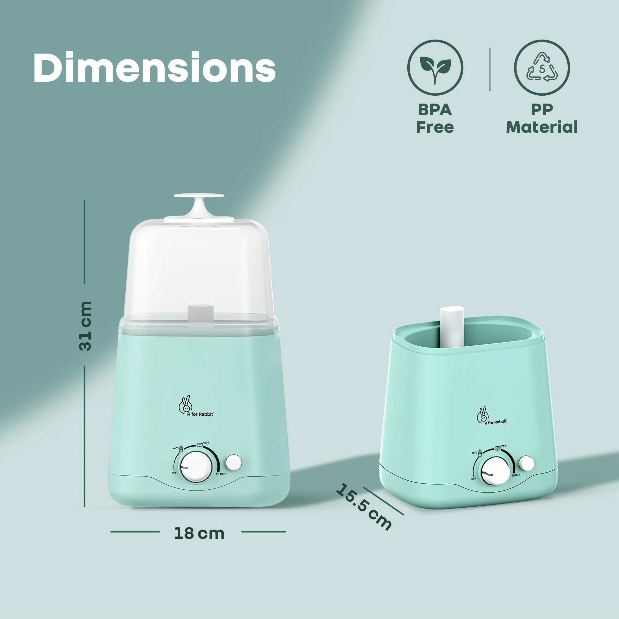 Hygo Smart 3-in-1 Bottle Warmer for Milk, Food & Bottle Sterilization - Image 8