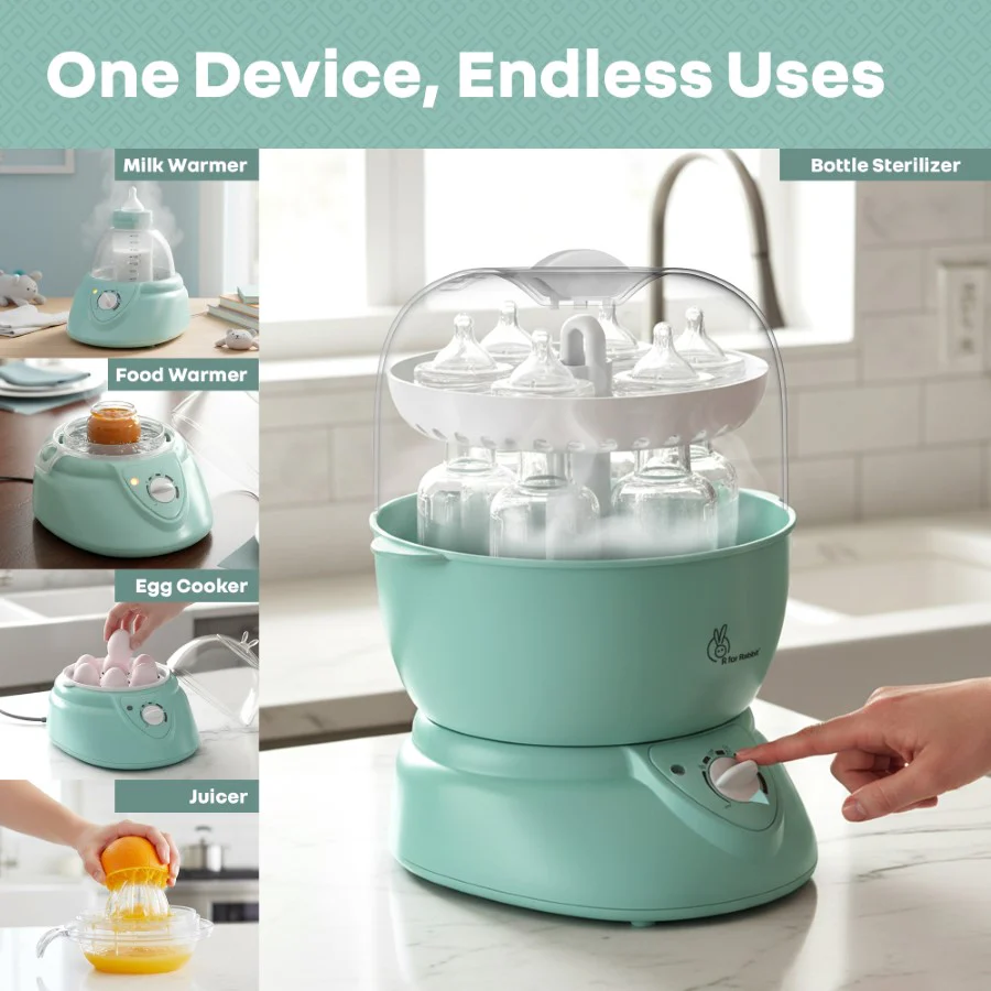 Hygo Smart 5-in-1 All-in-One Sterilizer for Bottles, Milk, Baby Food, Eggs & Juices - Image 2