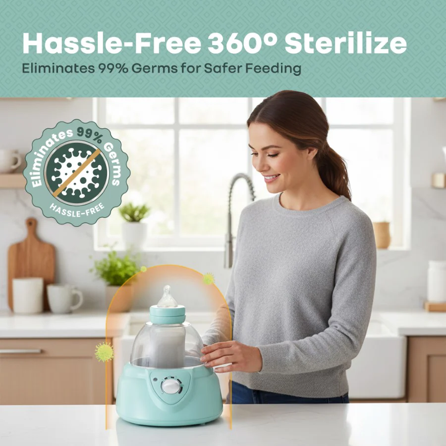 Hygo Smart 5-in-1 All-in-One Sterilizer for Bottles, Milk, Baby Food, Eggs & Juices - Image 3