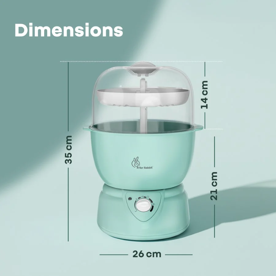 Hygo Smart 5-in-1 All-in-One Sterilizer for Bottles, Milk, Baby Food, Eggs & Juices - Image 8