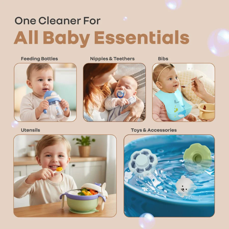 Hygo Care Baby Liquid Bottle Cleaner - Safe for Feeding Bottles, Toys & Accessories - Image 4