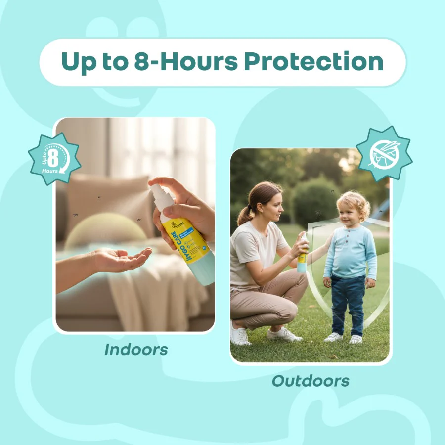 Hygocare Natural Mosquito Repellent Spray for Babies - 8 Hours Protection, DEET-Free (100ml) - Image 4