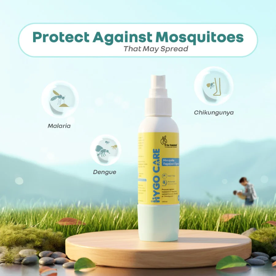 Hygocare Natural Mosquito Repellent Spray for Babies - 8 Hours Protection, DEET-Free (100ml) - Image 5