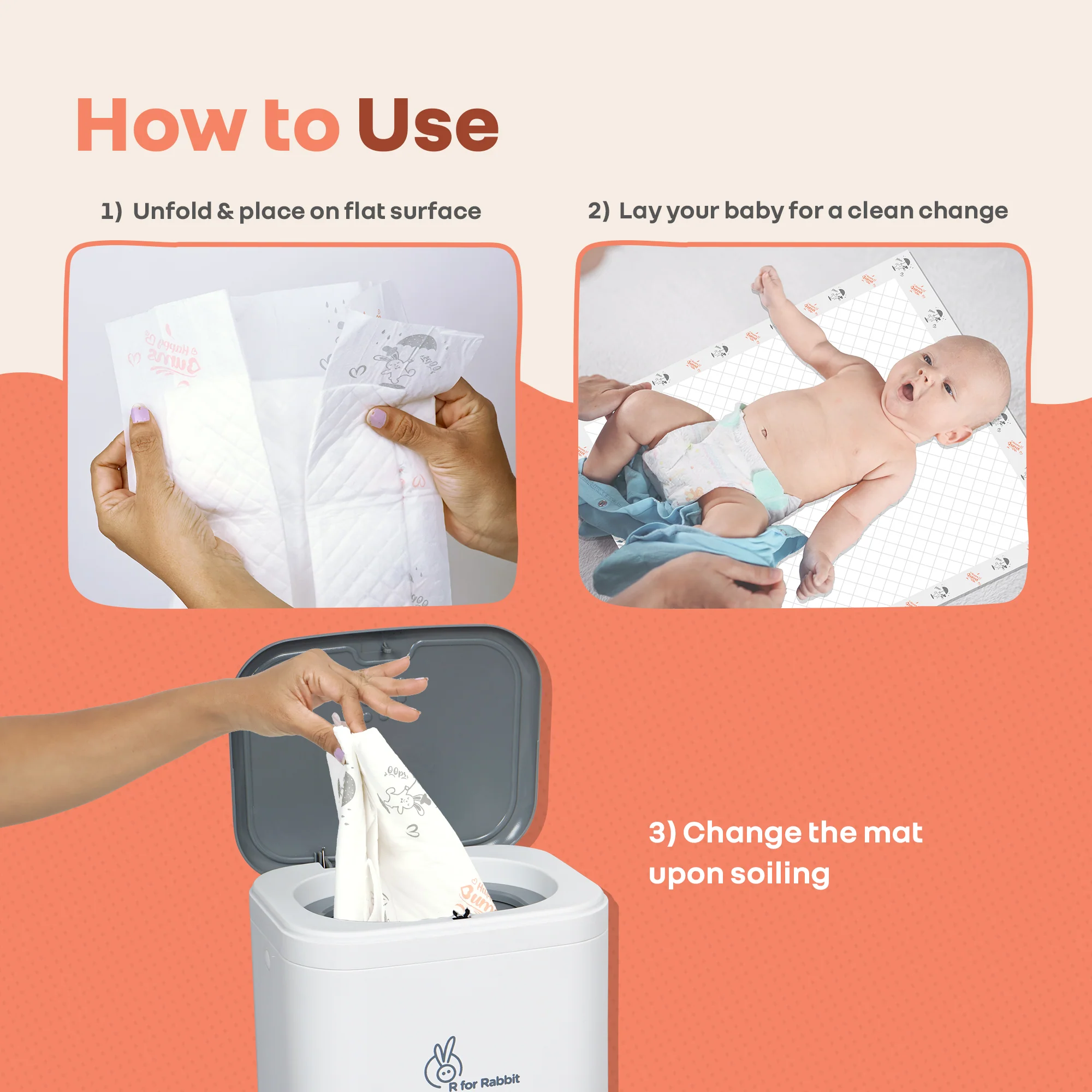 HygoMat – Soft, Anti-Bacterial & Leak-Proof Disposable Hygiene Mat for Babies - Image 5