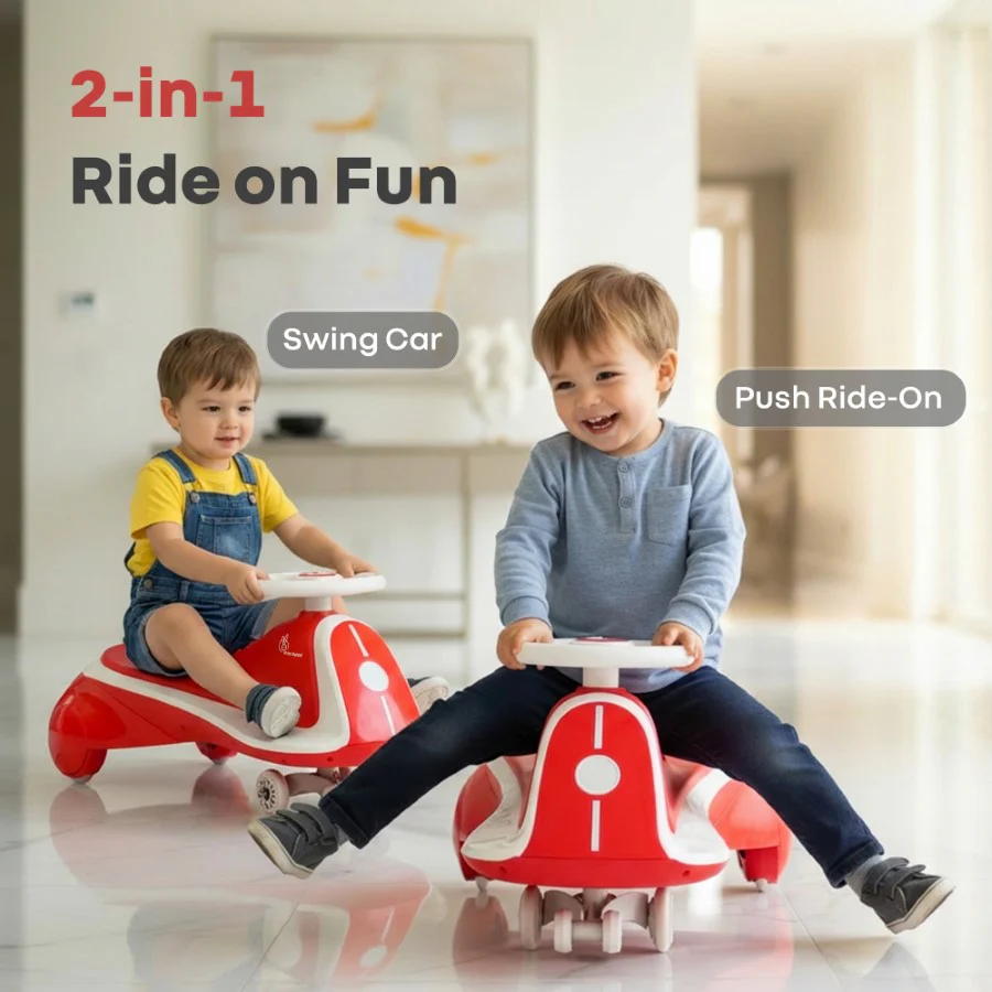Iya Iya Sportz Ace Swing Car for Kids with BIS Certified Safety, ABEC 7 Bearings, Stable Triangular Structure & Ergonomic Steering (3+ Years) - Image 10