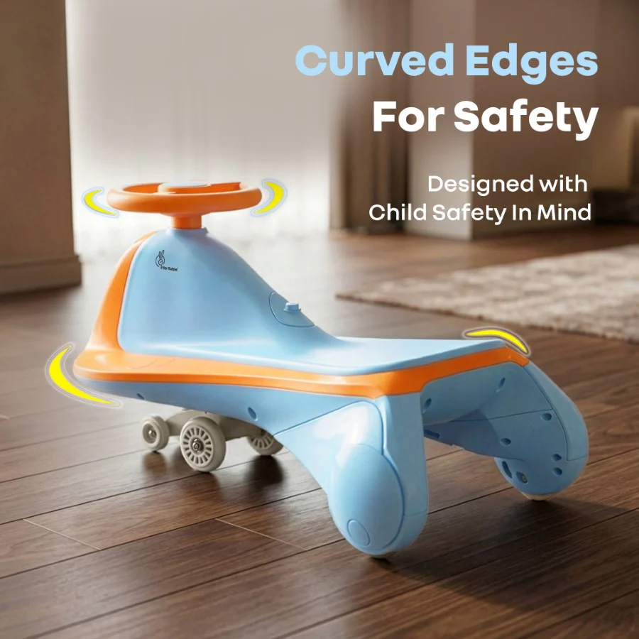 Iya Iya Sportz Ace Swing Car for Kids with BIS Certified Safety, ABEC 7 Bearings, Stable Triangular Structure & Ergonomic Steering (3+ Years) - Image 4