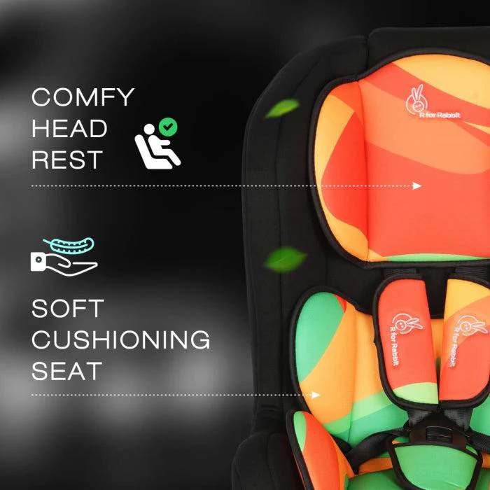 Jack N Jill Baby Car Seat For 0 To 5 Years - Colorful - Image 4