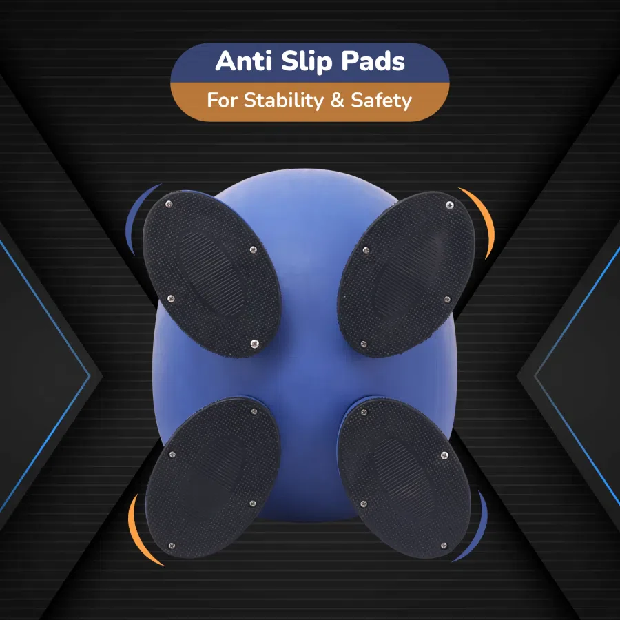 Jelly Bean Fab 2 in 1 Multipurpose Kids Chair and Meal Chair - Blue Orange - Image 6