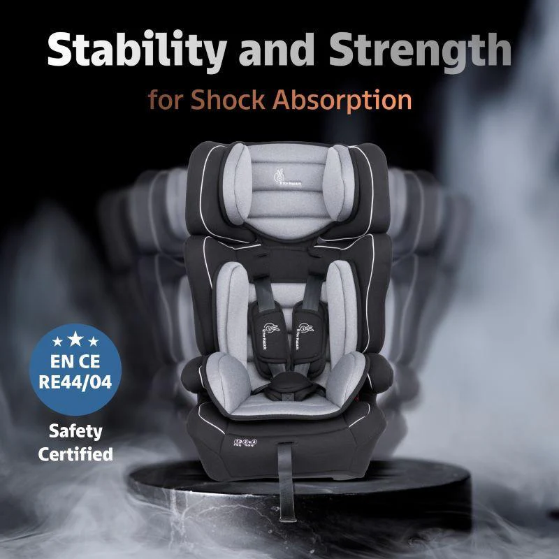 Jumping Jack Grand Baby Car Seat For 9 Months To 12 Years - Black Grey - Image 5