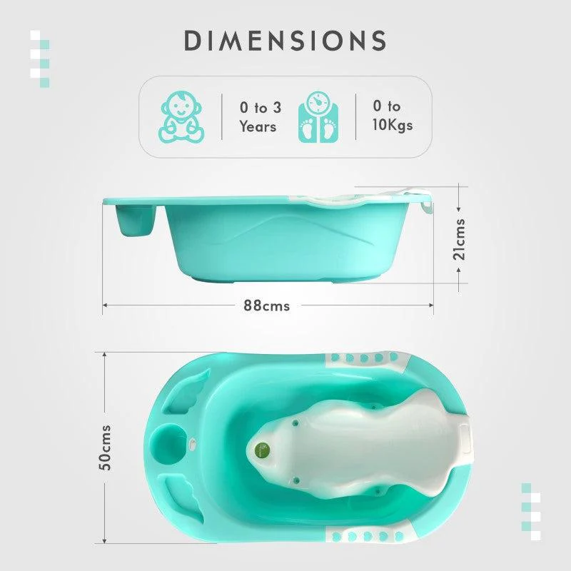 Kiddie Kingdom Splash Bath Tub With Seat Sling - Image 10