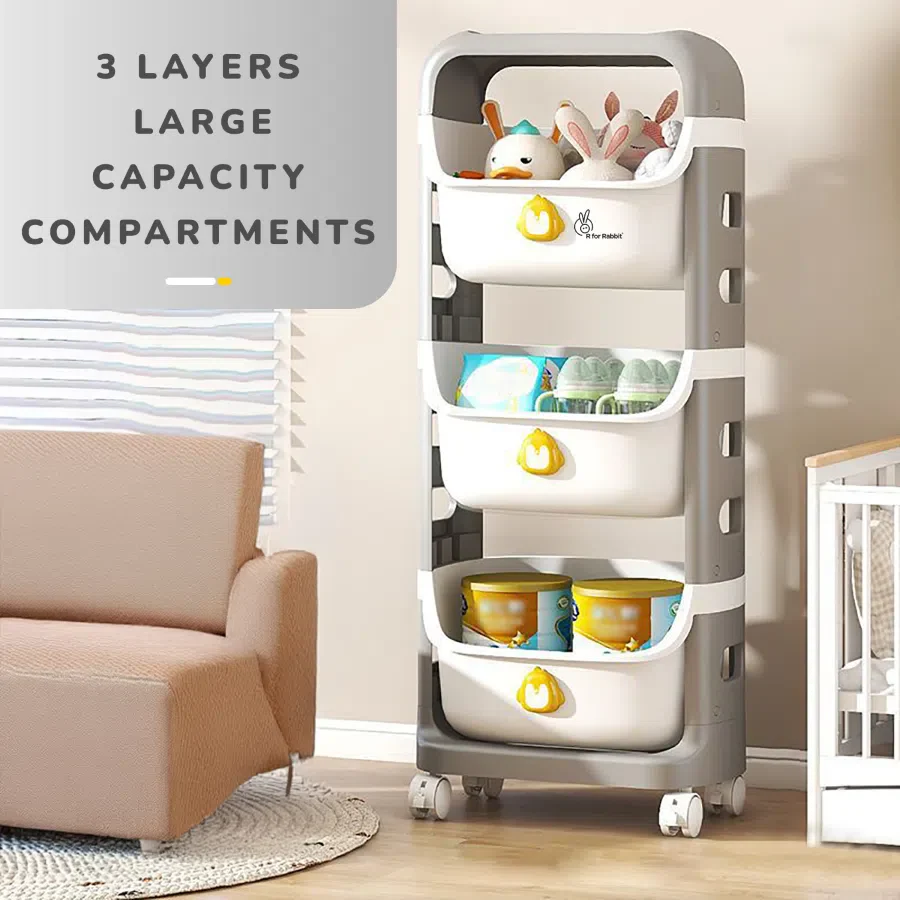 Kiddo Korner Frosty Storage Basket For Kids Lightweight Storage Organizer - Image 11