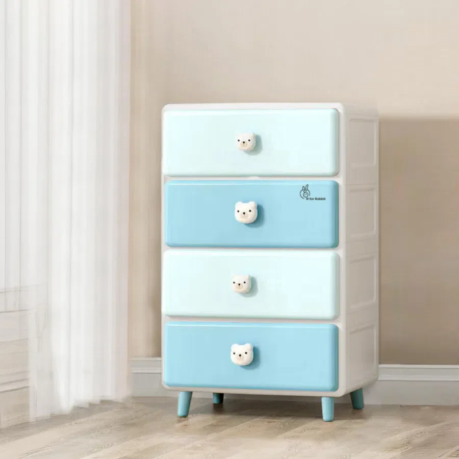 Kiddo Korner Teddy Storage Organizer For Kids With 4 Layers of Spacious Storage