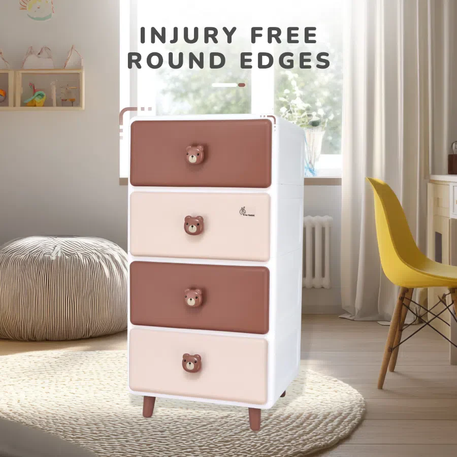Kiddo Korner Teddy Storage Organizer For Kids With 4 Layers of Spacious Storage - Image 14