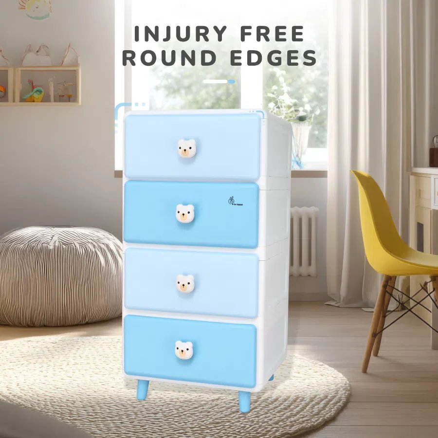 Kiddo Korner Teddy Storage Organizer For Kids With 4 Layers of Spacious Storage - Image 6