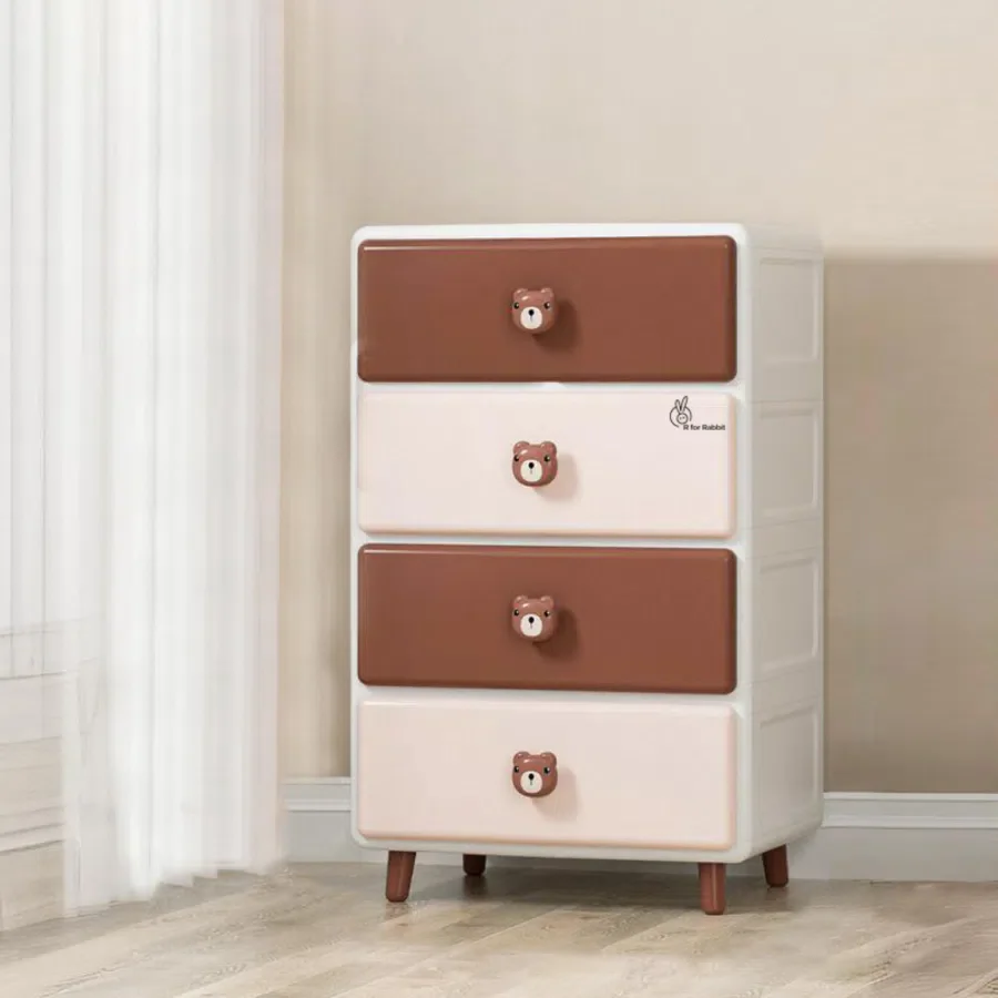 Kiddo Korner Teddy Storage Organizer For Kids With 4 Layers of Spacious Storage - Image 9