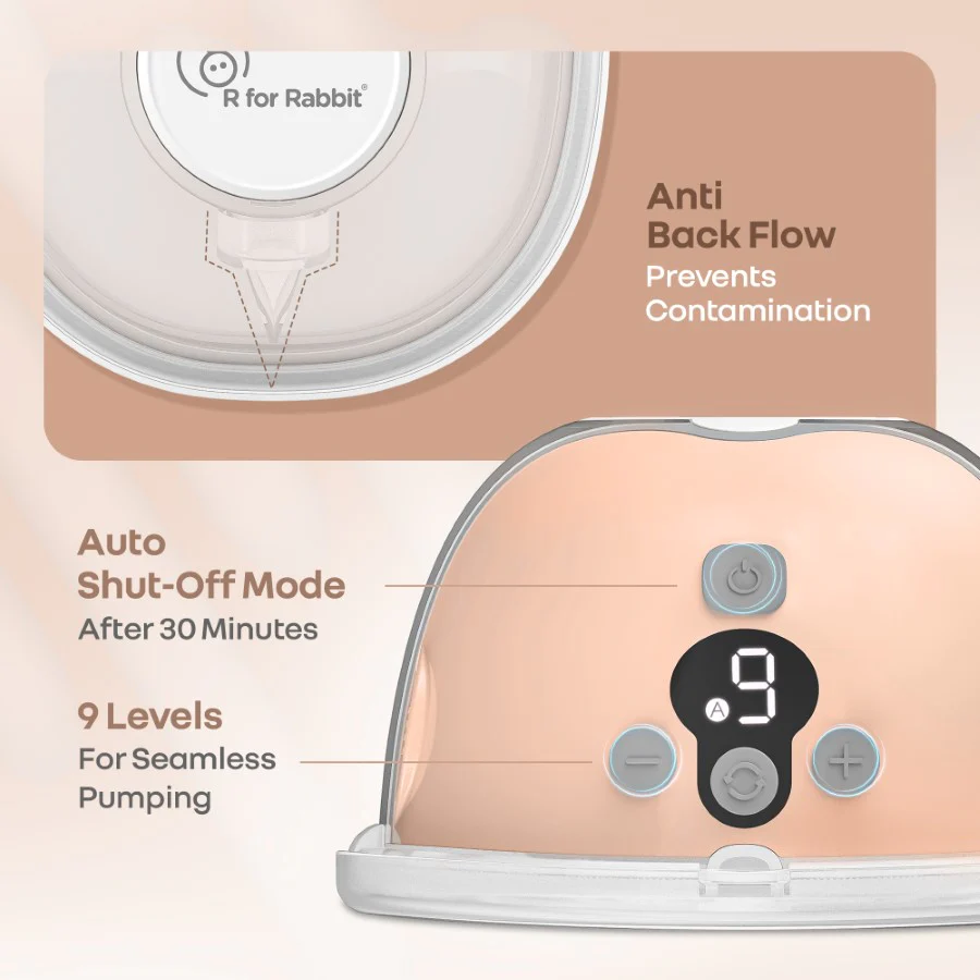 Lactella Bliss Electric Wearable Breast Pump with 4 Modes & 9 Levels - Image 6