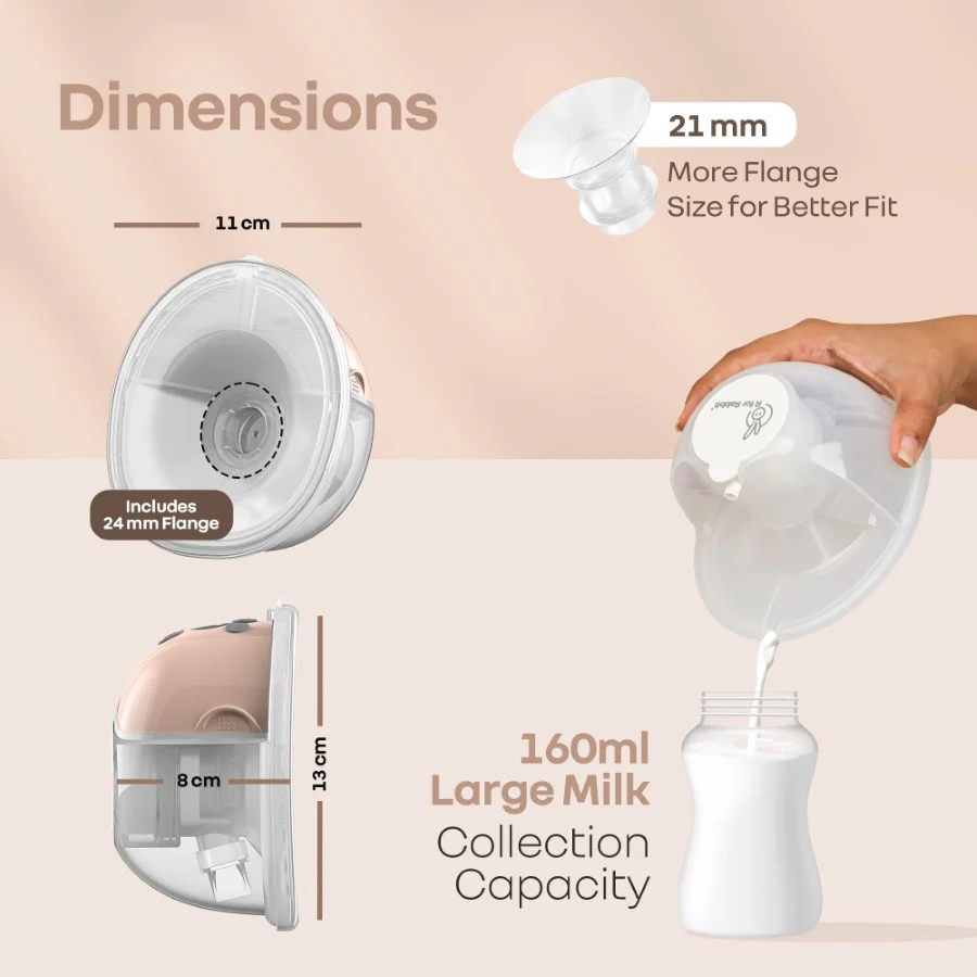 Lactella Bliss Electric Wearable Breast Pump with 4 Modes & 9 Levels - Image 9