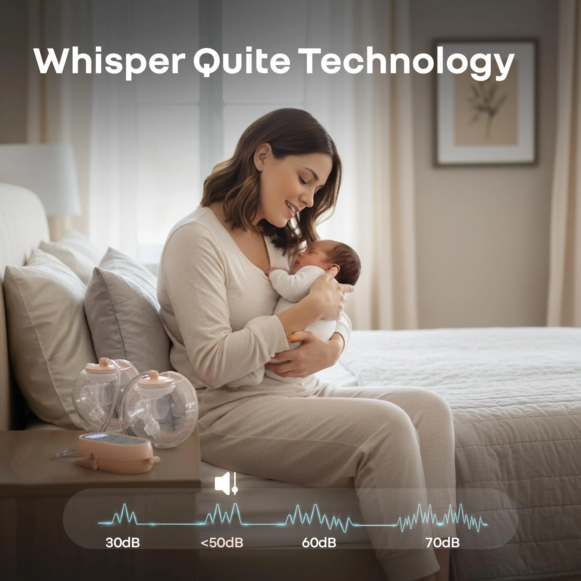 Lactella Duo Smart Breast Pump for Modern Moms With 4 modes, 9 Levels & Anti-Backflow - Image 7