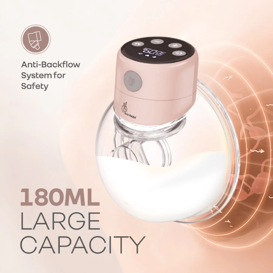 Lactella Flexi Breast Pump - Hands-Free & Rechargeable with 180ml Milk Container - Image 4
