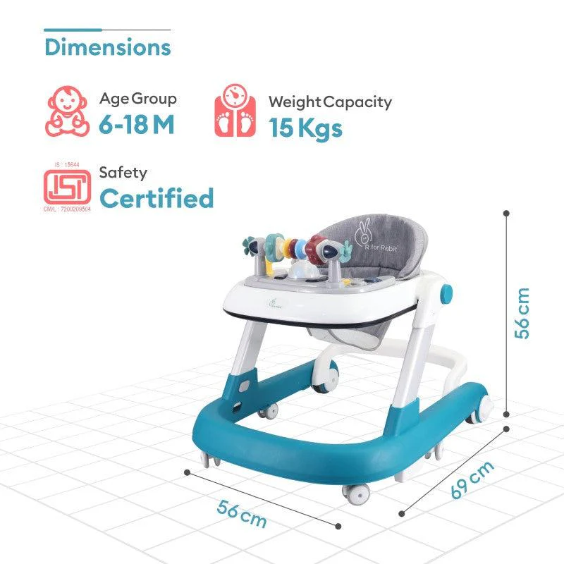 Little Feet Walker - Detachable Toy Bar With Music & Light - Blue - Image 9
