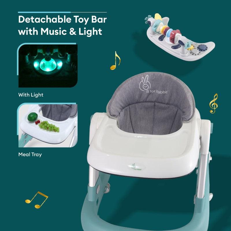 Little Feet Walker - Detachable Toy Bar With Music & Light - Green - Image 6