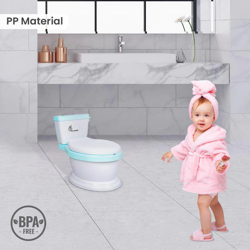 Little GrownUp Potty Seat - White Green - Image 2