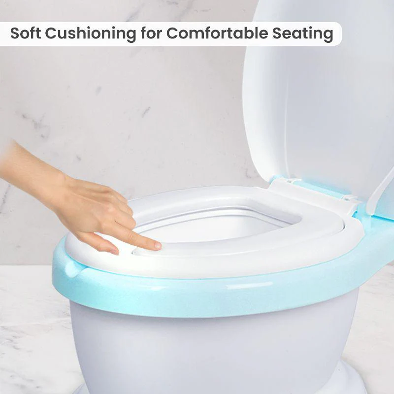 Little GrownUp Potty Seat - White Green - Image 4