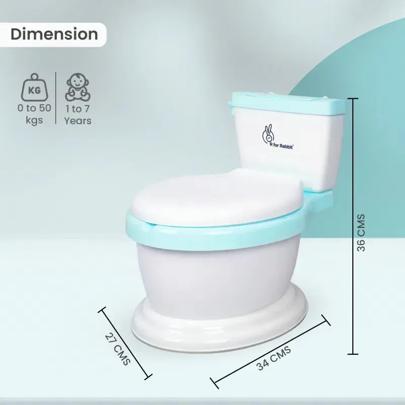Little GrownUp Potty Seat - White Green - Image 6