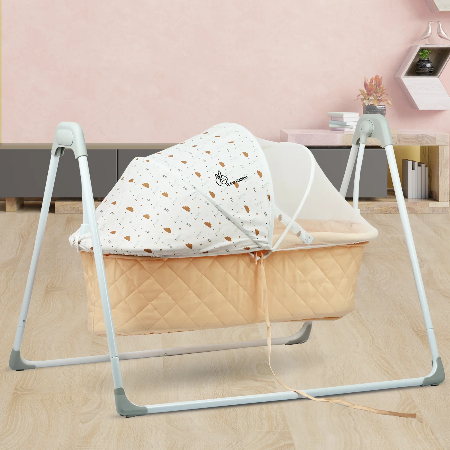 Lullabies Manual Baby Cradle Safe & Comfortable Baby Bed - Image 9