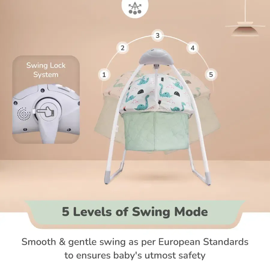 Lullabies Plus Auto Swing Baby Cradle - Image 16
