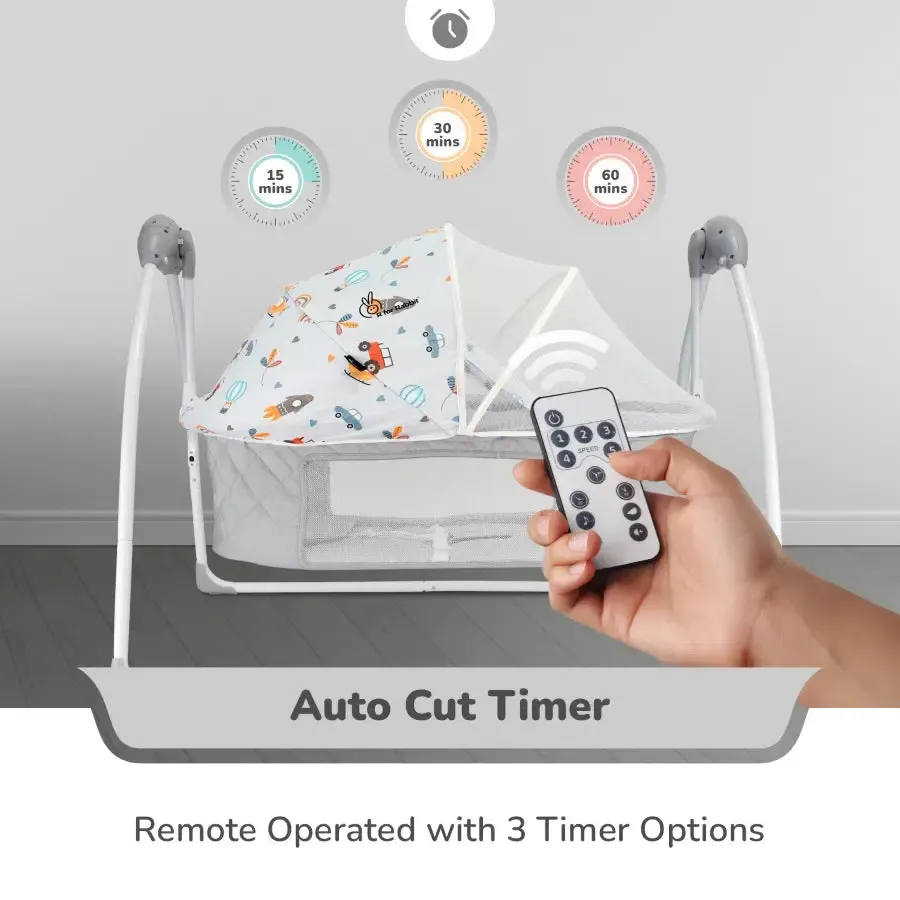 Lullabies Plus Auto Swing Baby Cradle - Image 3