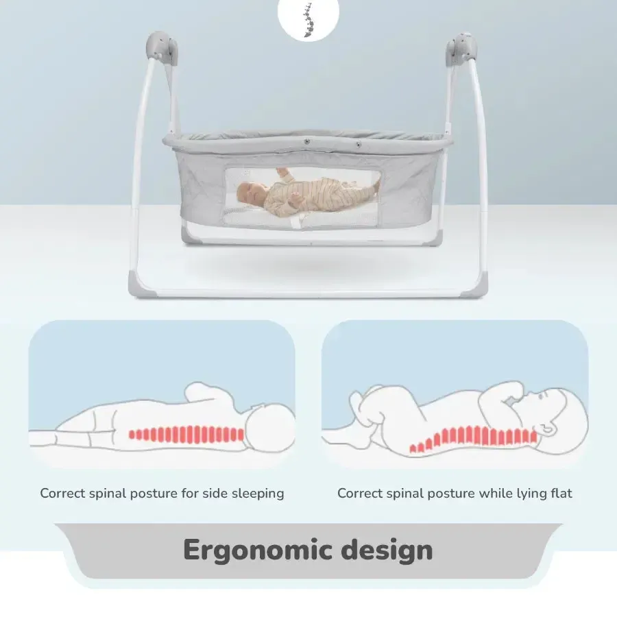 Lullabies Plus Auto Swing Baby Cradle - Image 5