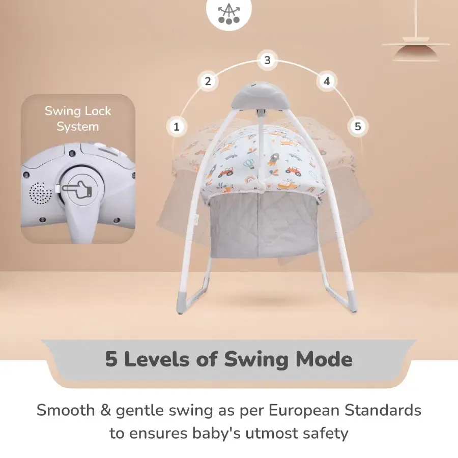 Lullabies Plus Auto Swing Baby Cradle - Image 6