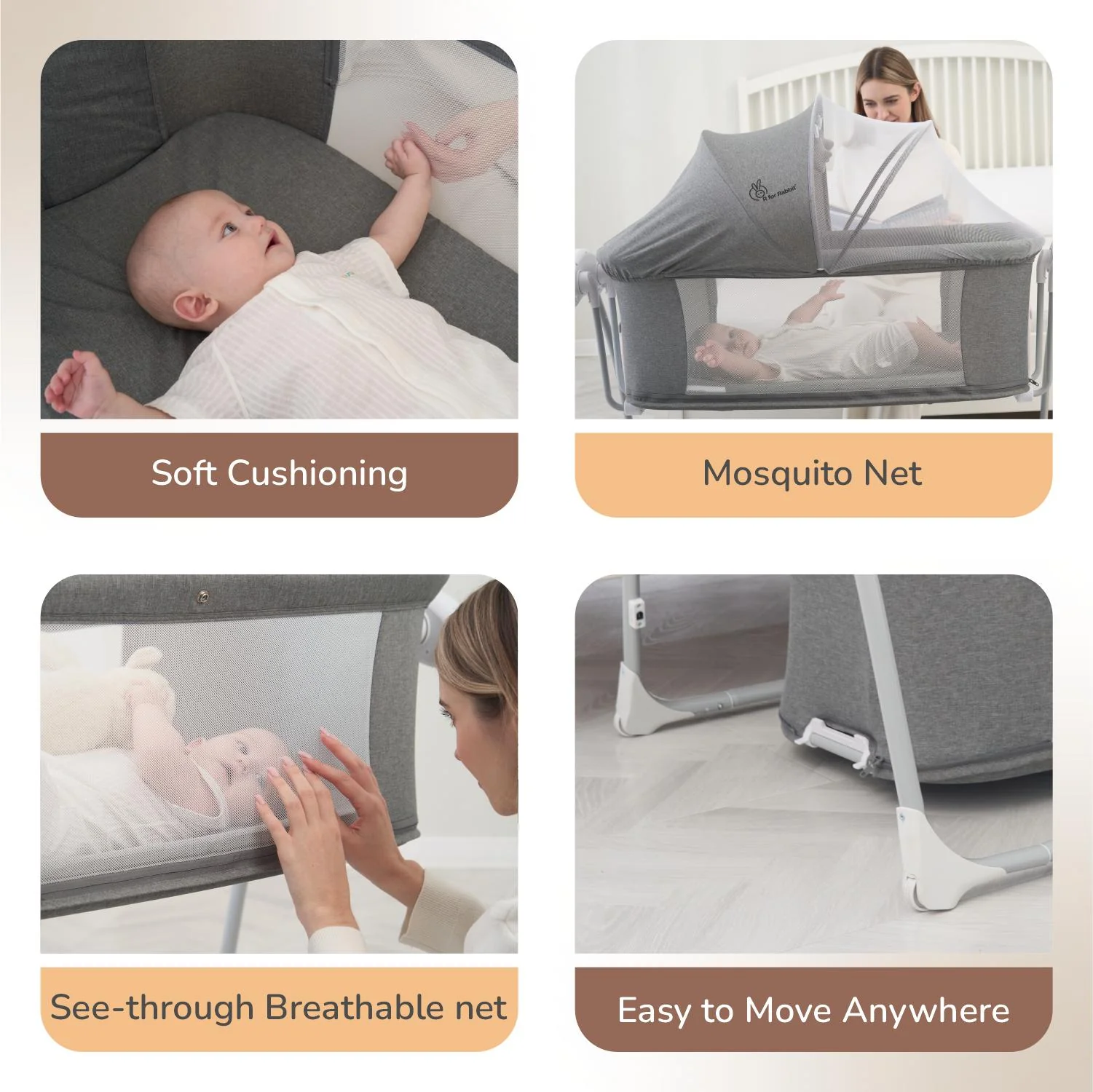Lullabies Smart Electric Cradle For Babies 4 in 1 Multipurpose Cradle - Image 7